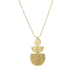 Dámsky náhrdelník z pozlátenej ocele Mendosa 11433 LUZAKA