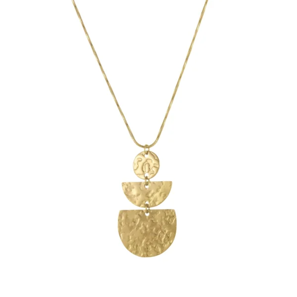 Dámsky náhrdelník z pozlátenej ocele Mendosa 11433 LUZAKA