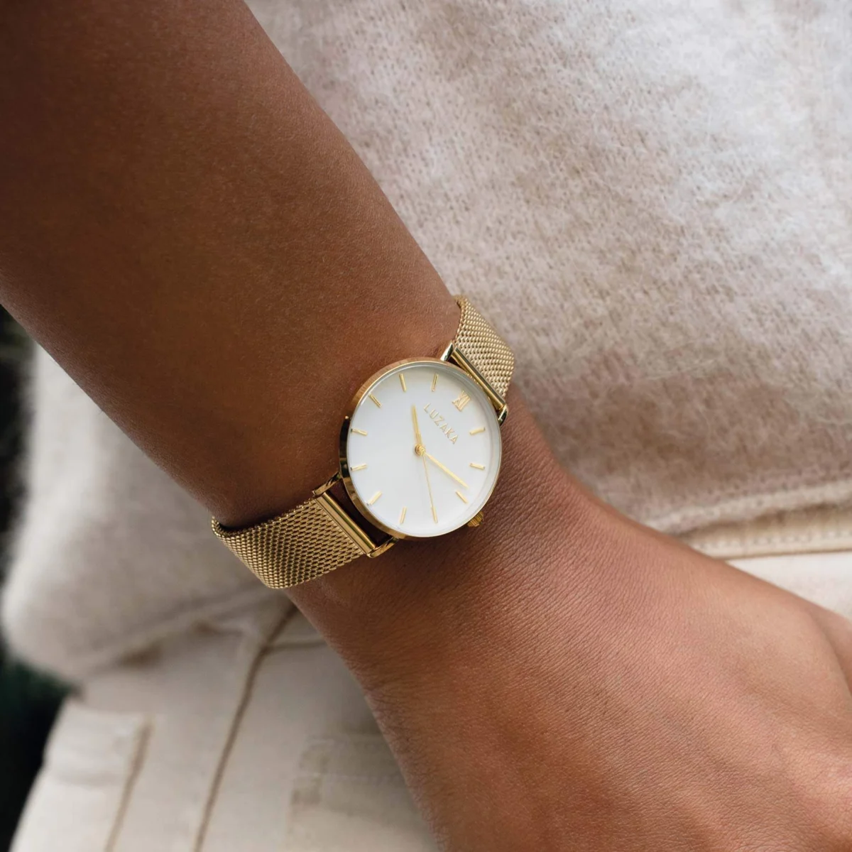 Dámske Hodinky z pozlátenej ocele Paloma 51373 LUZAKA – Obrázok 4