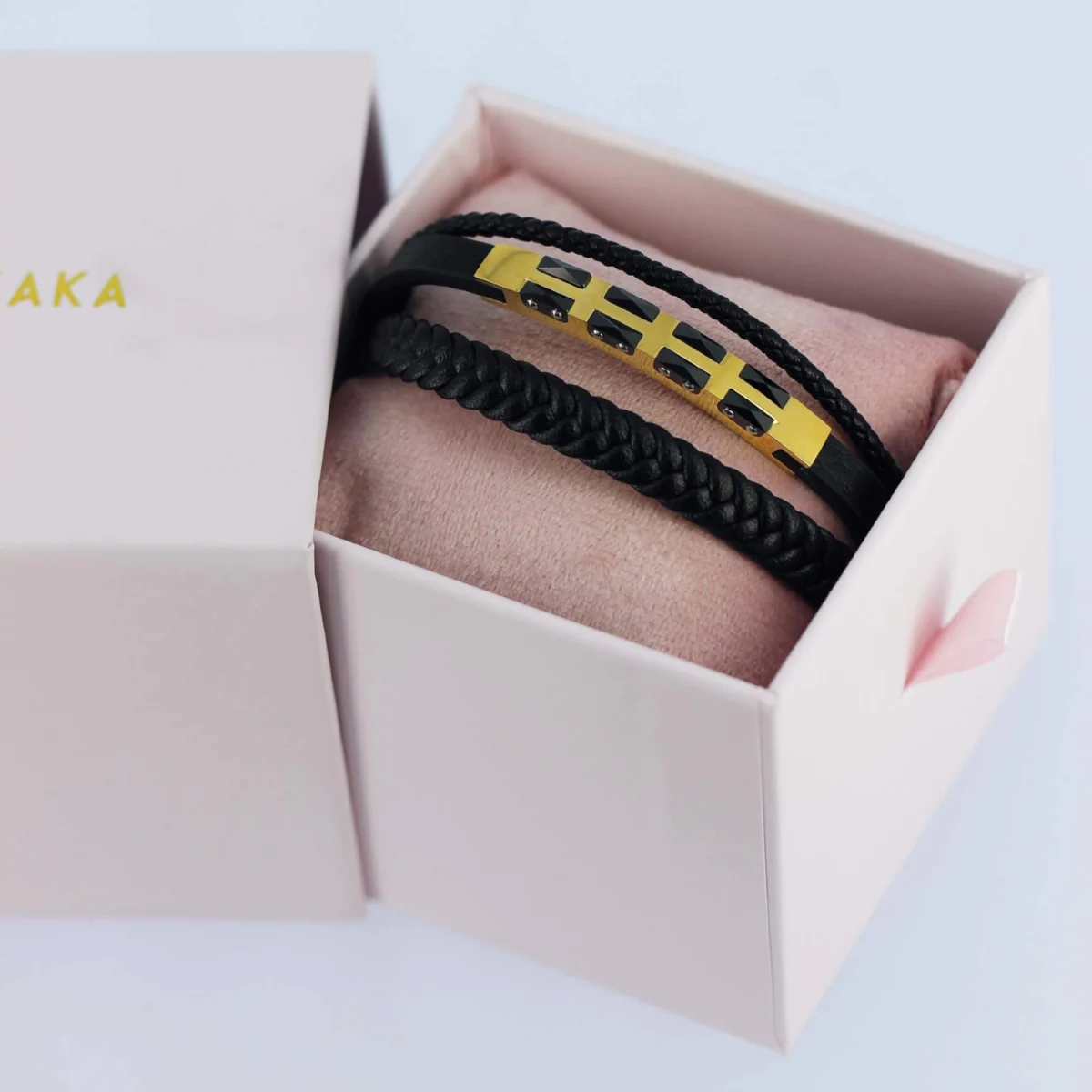 Pánsky náramok z pozlátenej ocele Arthur 10892 LUZAKA – Obrázok 2