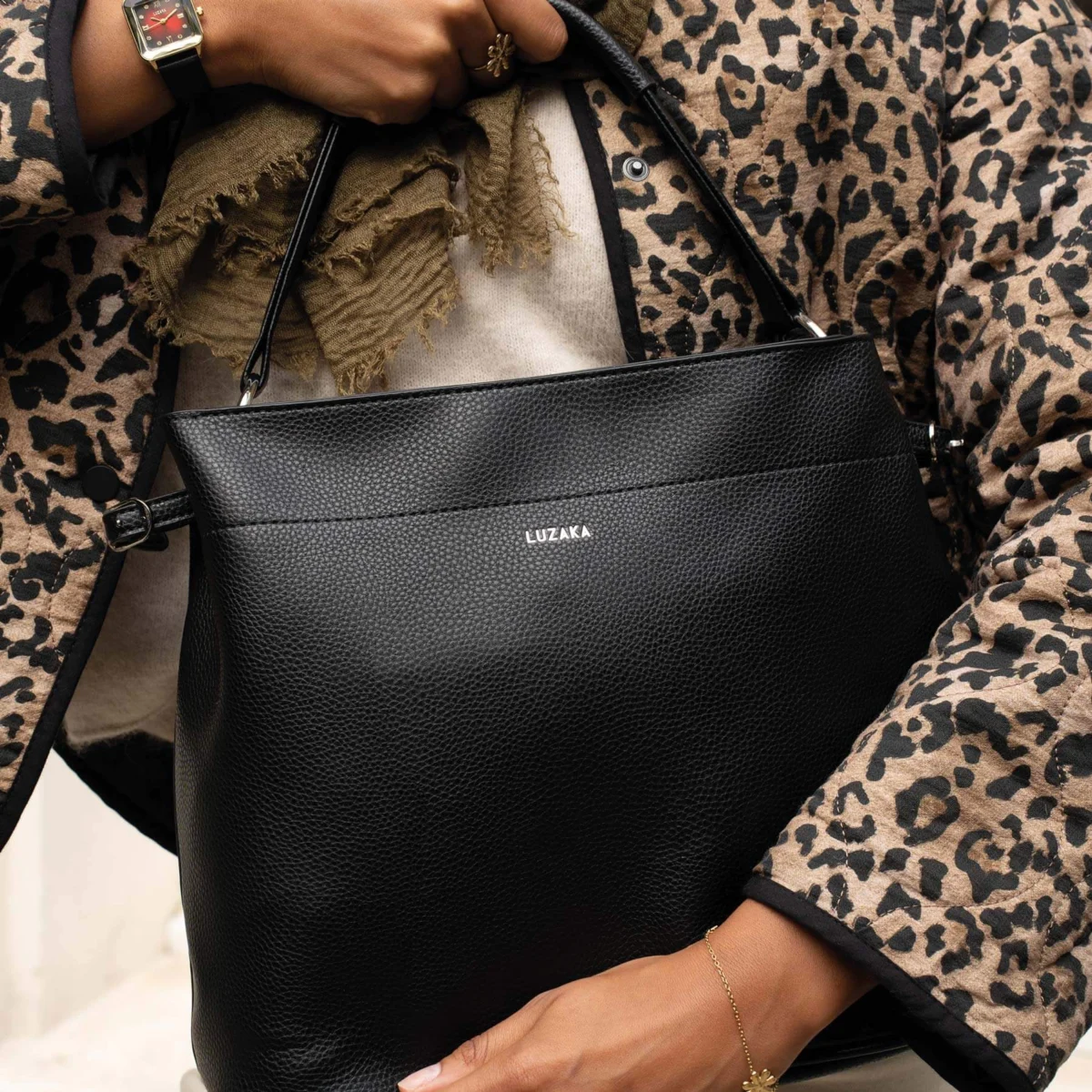 Dámska taška Čierna Zouka 11471 LUZAKA – Obrázok 6