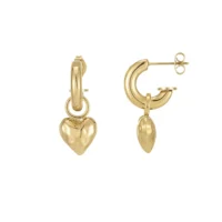 Dámske náušnice valentínske z pozlátenej ocele 11278 LUZAKA