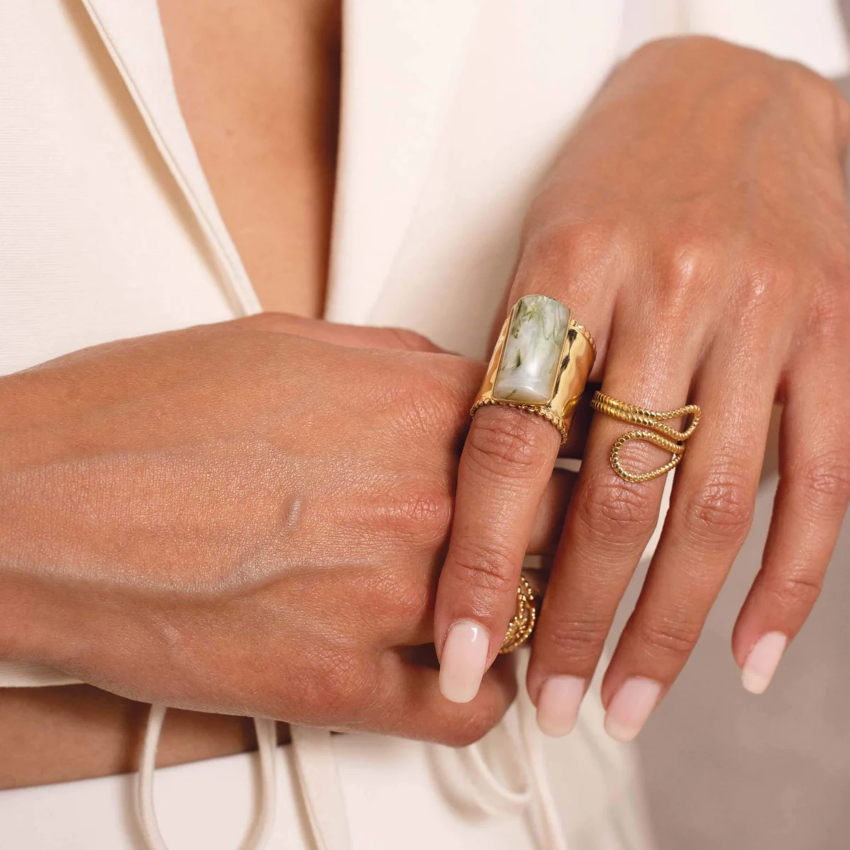 Dámsky oceľový prsteň Topia 11309 LUZAKA – Obrázok 2