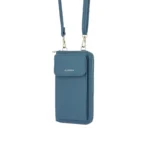 Dámska vertikálna taška s peňaženkou Modrá 11463 LUZAKA