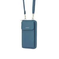 Dámska vertikálna taška s peňaženkou Modrá 11463 LUZAKA