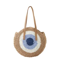 Modrá slamená taška Bellagio 10995 LUZAKA