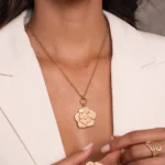 Dámsky náhrdelník  z pozlátenej ocele Eden 11170 LUZAKA