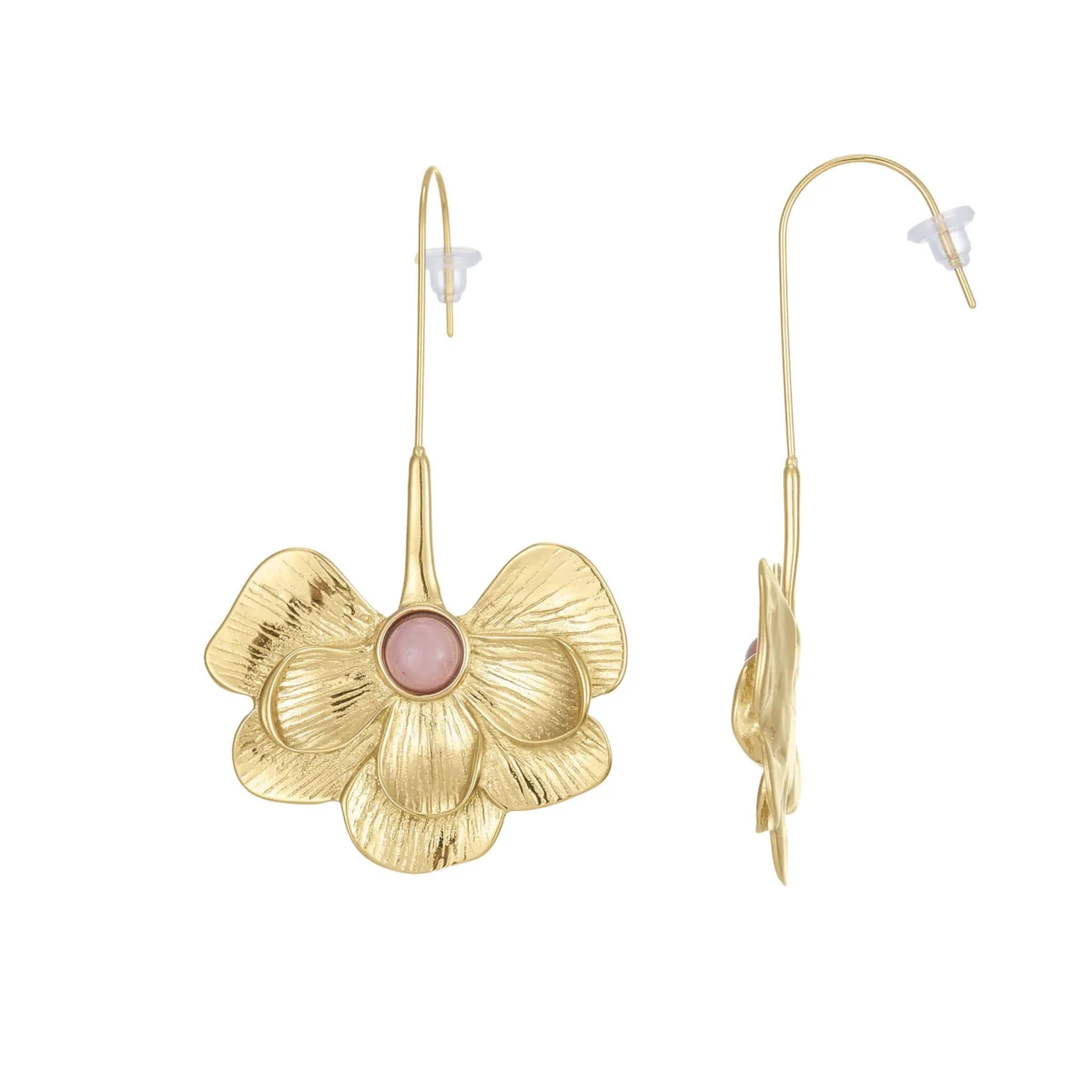 Dámske náušnice Iris z pozlátenej ocele 11185 LUZAKA Dámske náušnice Iris z pozlátenej ocele 11185 LUZAKA