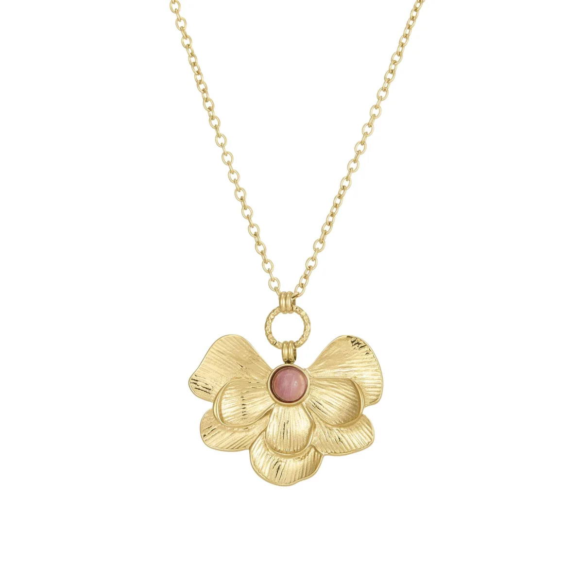 Dámsky náhrdelník Iris z pozlátenej ocele 11187 LUZAKA Dámsky náhrdelník Iris z pozlátenej ocele 11187 LUZAKA