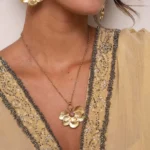 Dámsky náhrdelník Iris z pozlátenej ocele 11187 LUZAKA