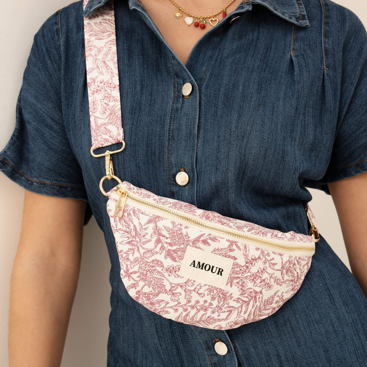 Dámsky ružová ľadvinka Flavie 11801 LUZAKA