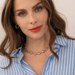 Dámsky pozlátený oceľový náhrdelník Isadora 11673 LUZAKA – Obrázok 2