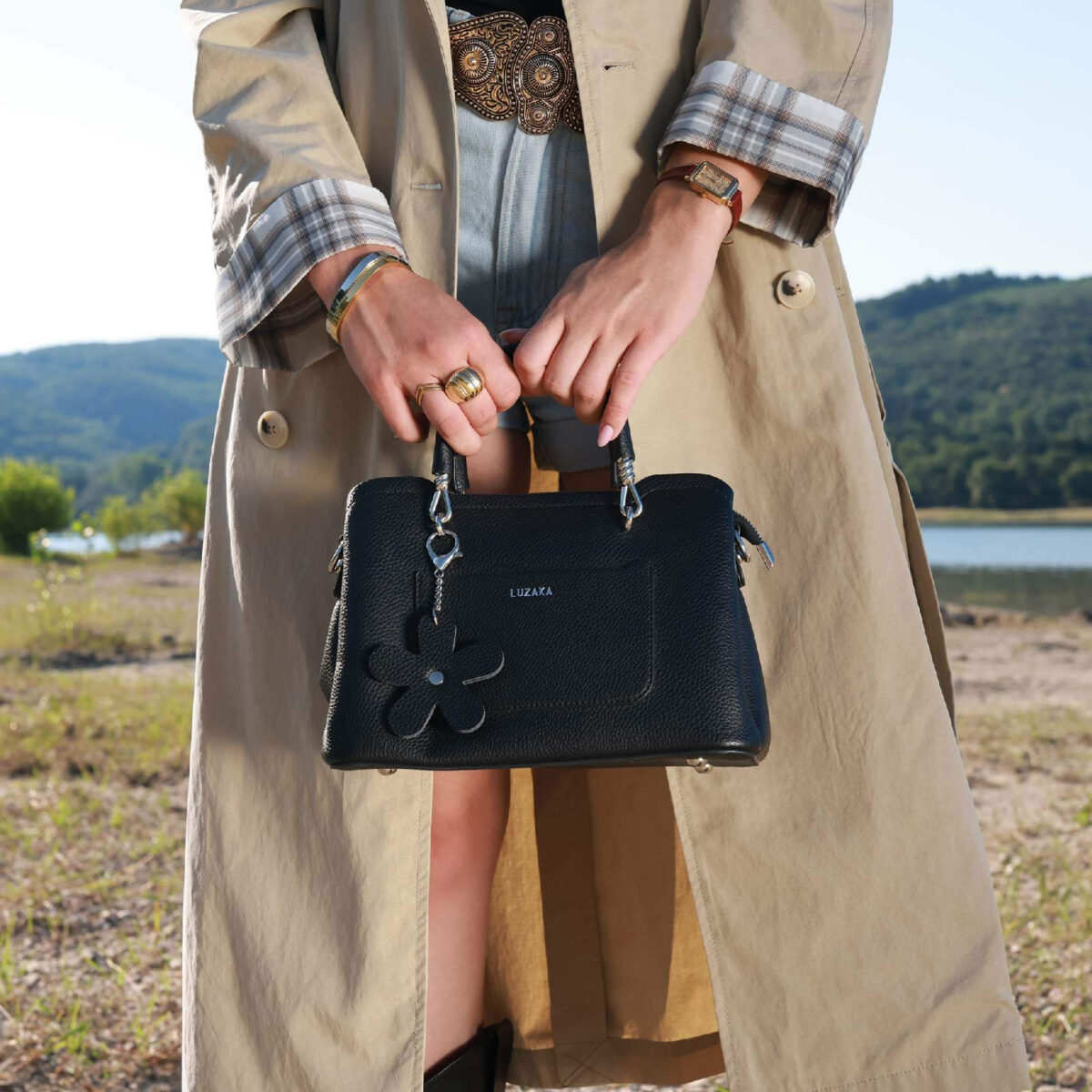 Dámska kabelka Noa čierna 11478 LUZAKA