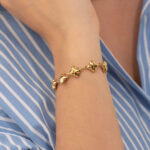 Náramok Isadora z pozlátenej ocele 11674 LUZAKA