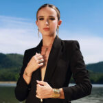 Náušnice Margaux z pozlátenej ocele 11751 LUZAKA