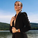 Náušnice Margaux z pozlátenej ocele 11751 LUZAKA