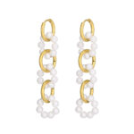 Náušnice z pozlátenej ocele Lalita 11817 LUZAKA