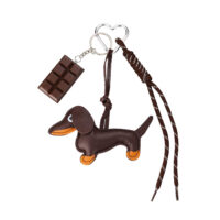 Prívesok na tašku s hnedým psíkom 11965 LUZAKA