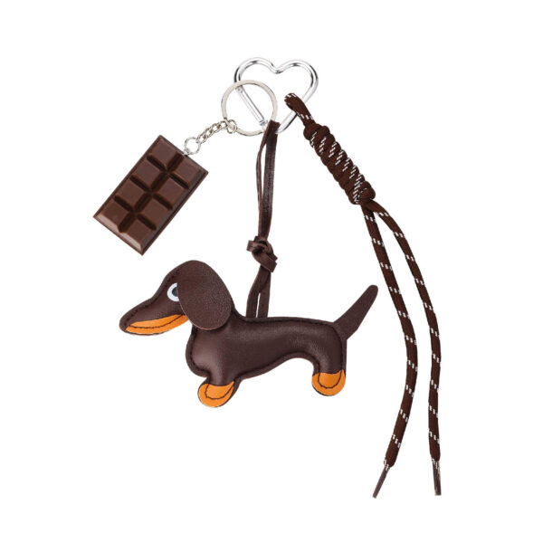 Prívesok na tašku s hnedým psíkom 11965 LUZAKA